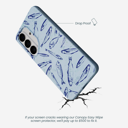 Powder Blue Fishery Samsung Galaxy S26 Case