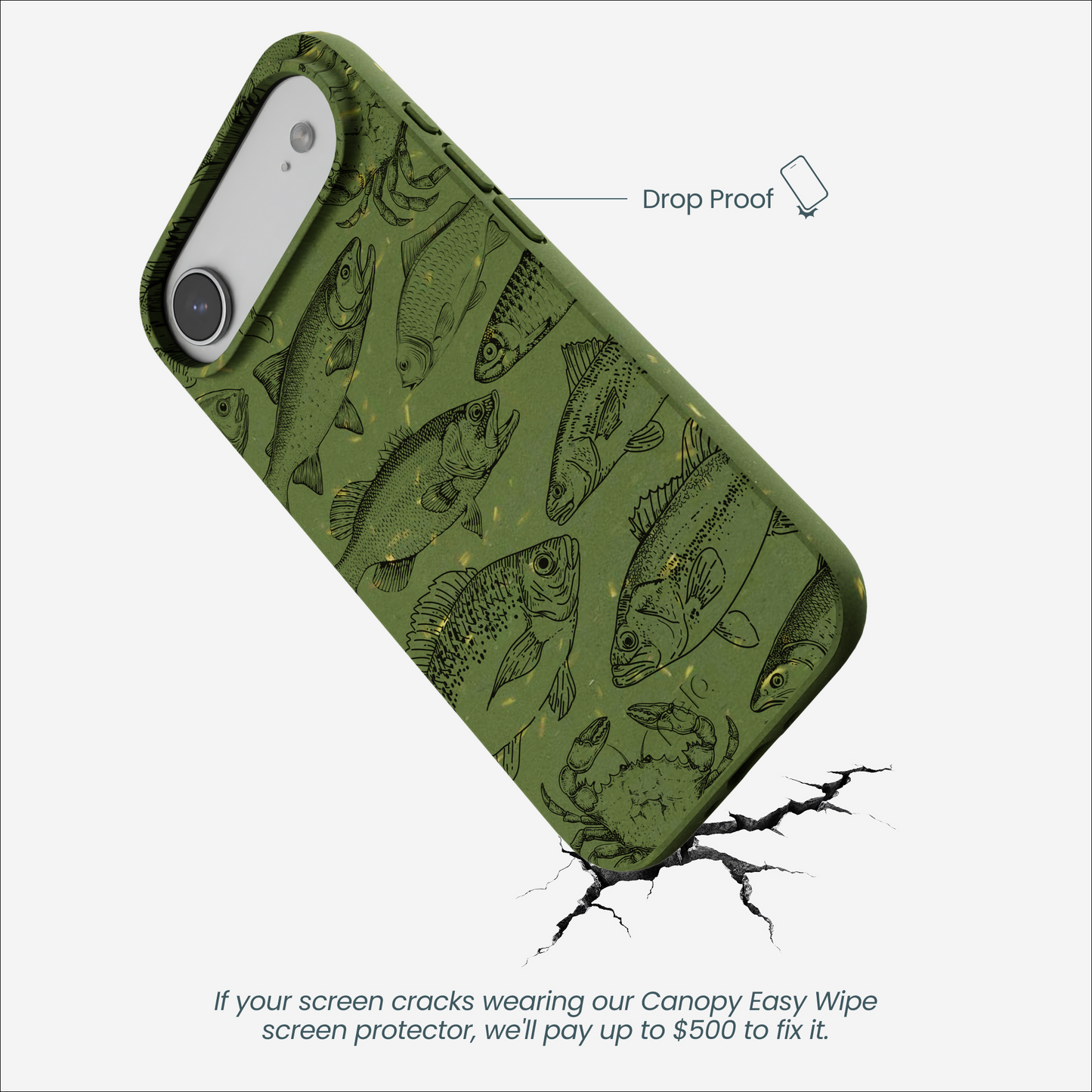 Forest Floor Fishing Lodge iPhone Air Case