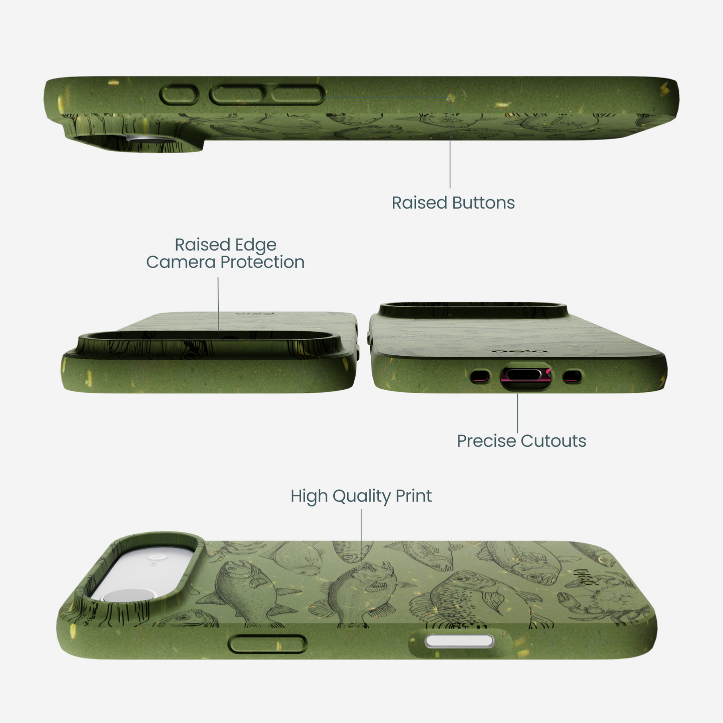 Forest Floor Fishing Lodge iPhone Air Case