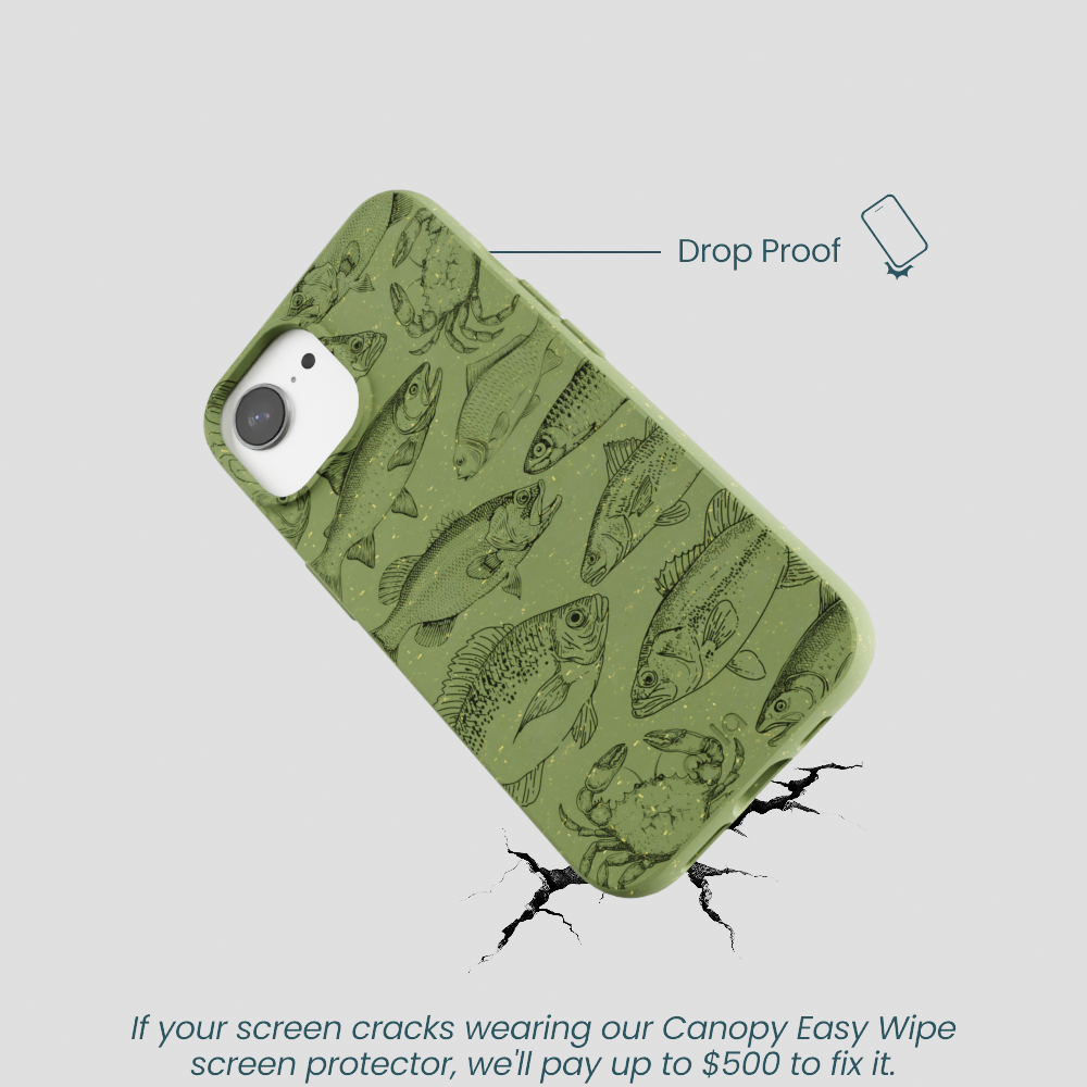 Forest Floor Fishing Lodge iPhone 16e/17e Case