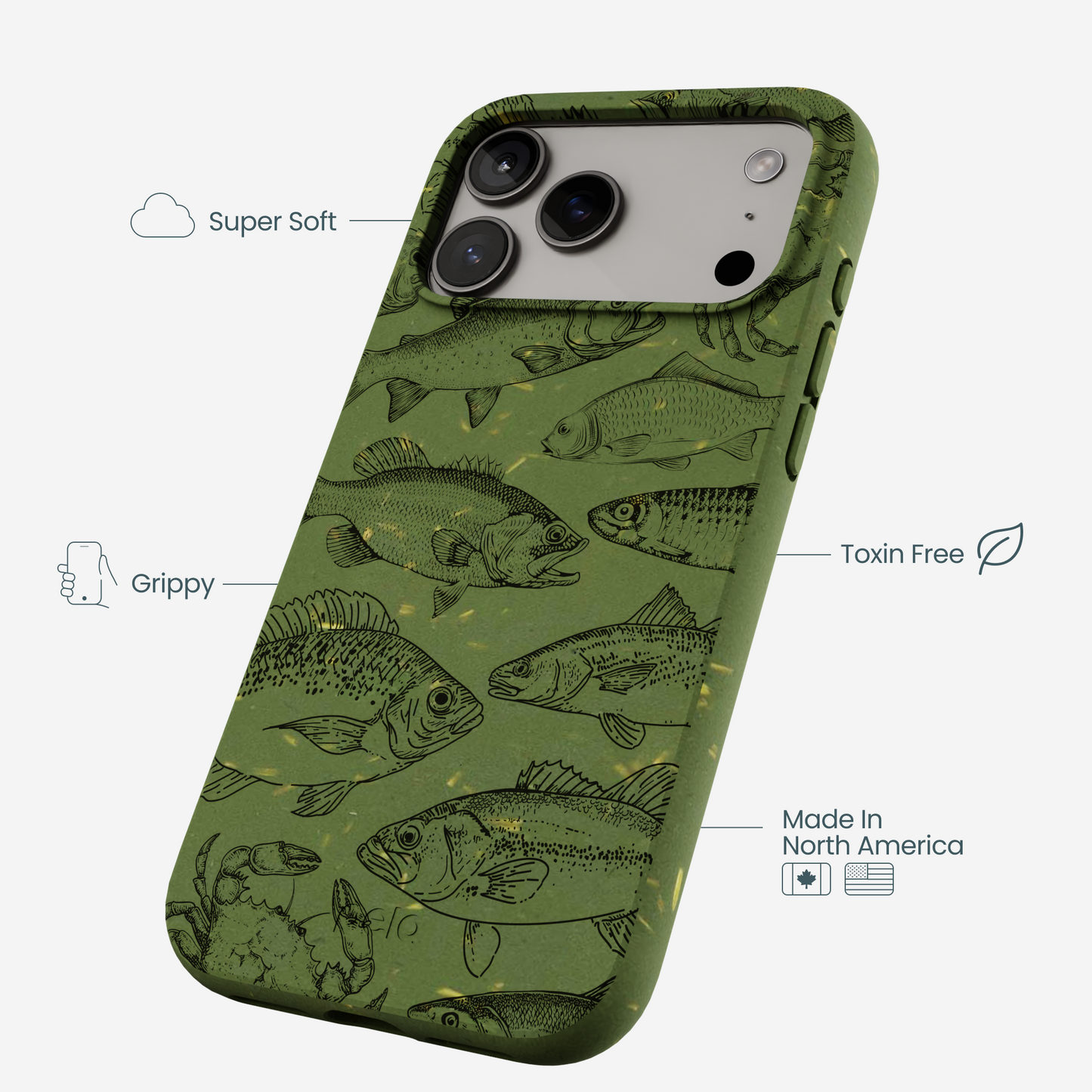 Forest Floor Fishing Lodge iPhone 17 Pro Max Case