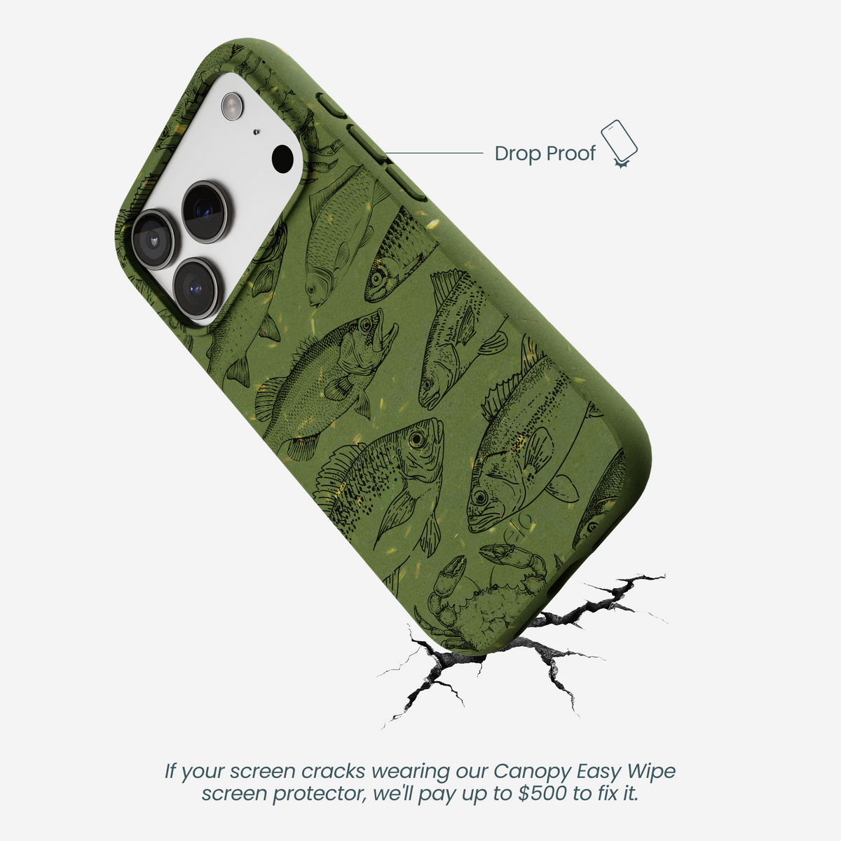 Forest Floor Fishing Lodge iPhone 17 Pro Case