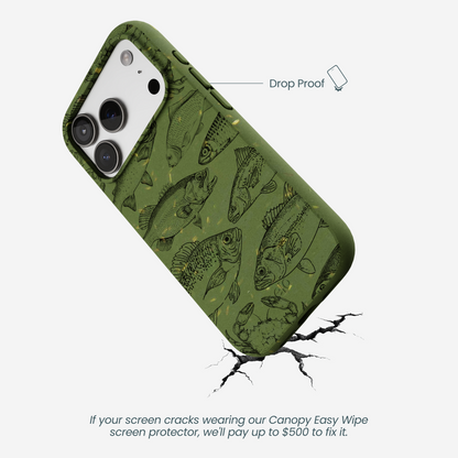 Forest Floor Fishing Lodge iPhone 17 Pro Case