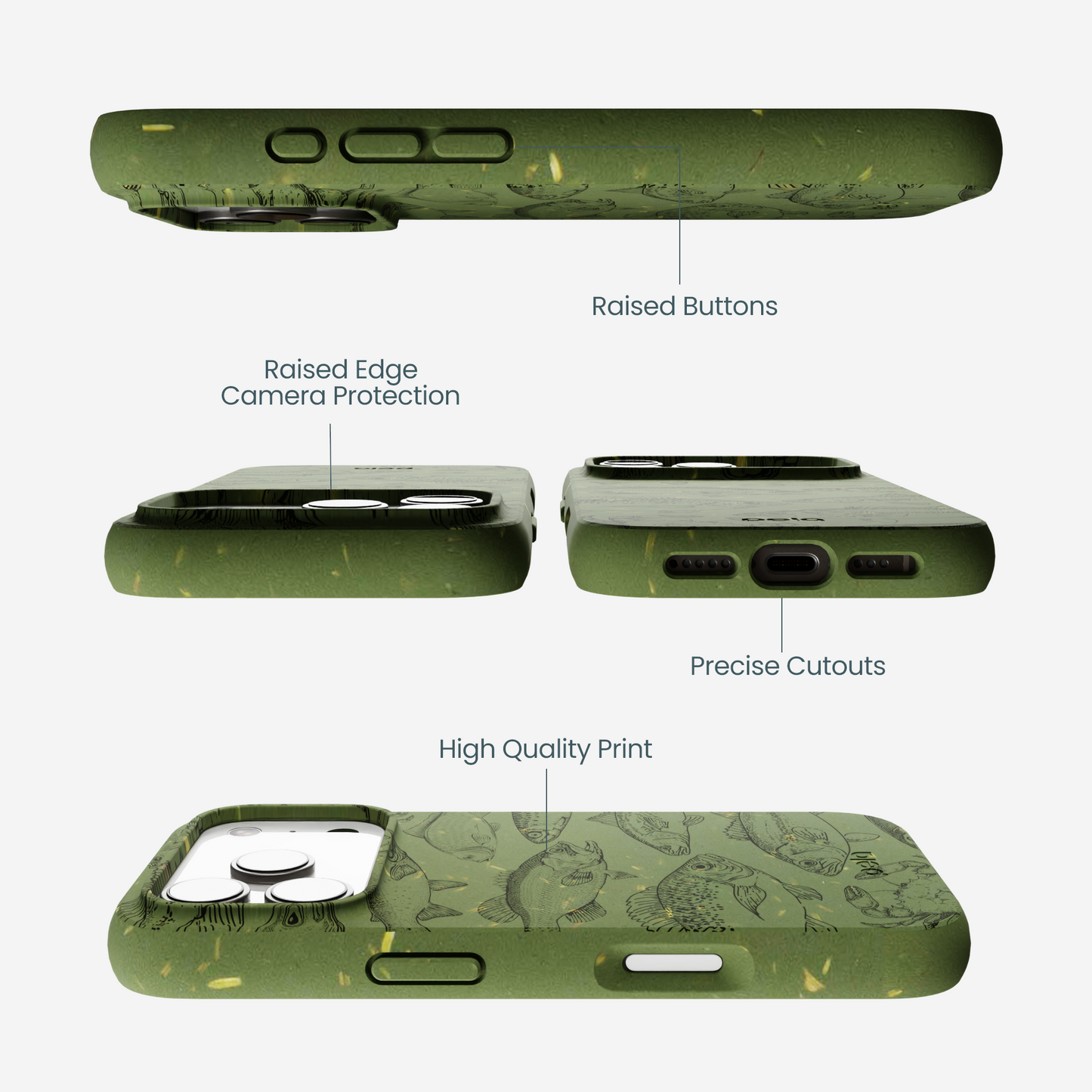 Forest Floor Fishing Lodge iPhone 17 Pro Case