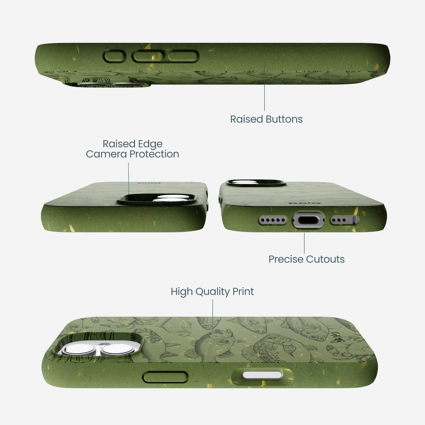 Forest Floor Fishing Lodge iPhone 17 Case