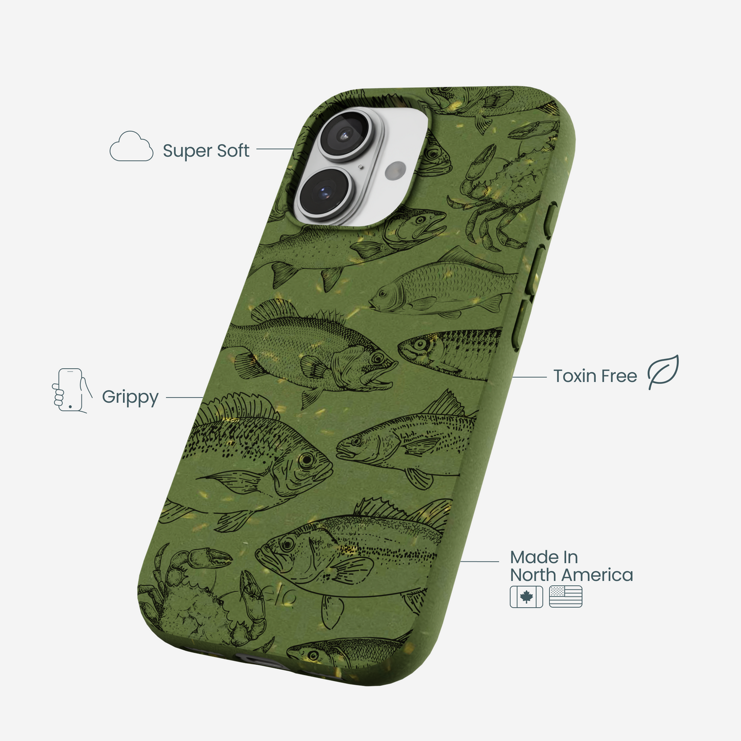 Forest Floor Fishing Lodge iPhone 17 Case