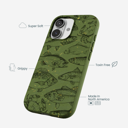 Forest Floor Fishing Lodge iPhone 17 Case