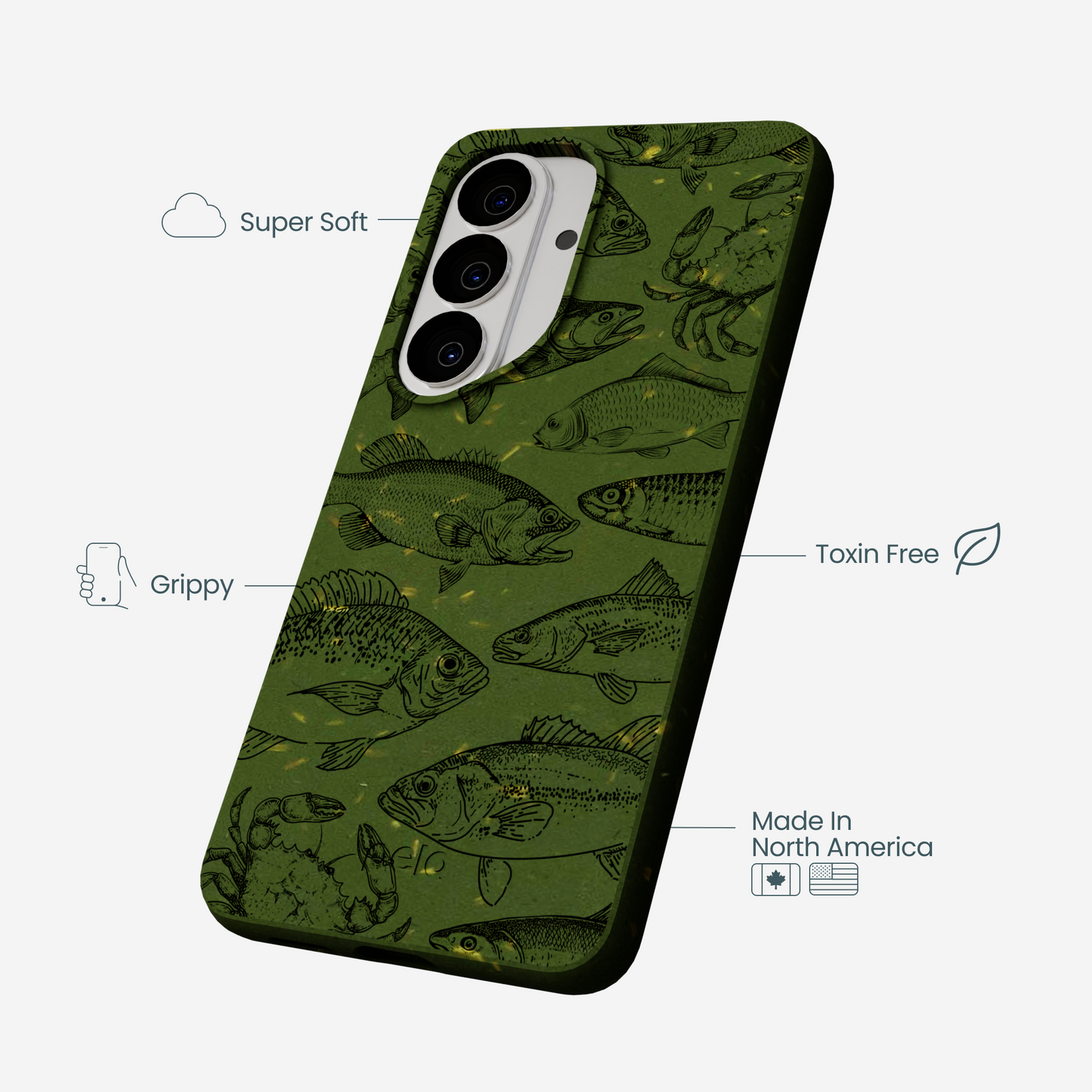 Forest Floor Fishing Lodge Samsung Galaxy S26 Case