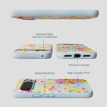 Powder Blue Flora Foam Google Pixel 10 Pro XL Case
