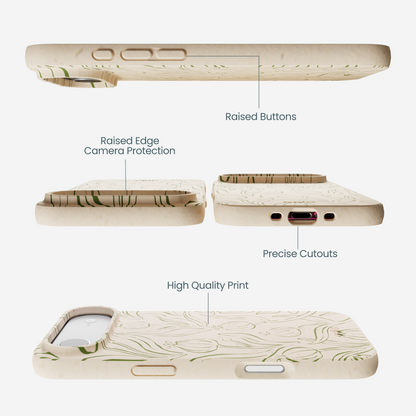 Seashell Floral Flow iPhone Air Case