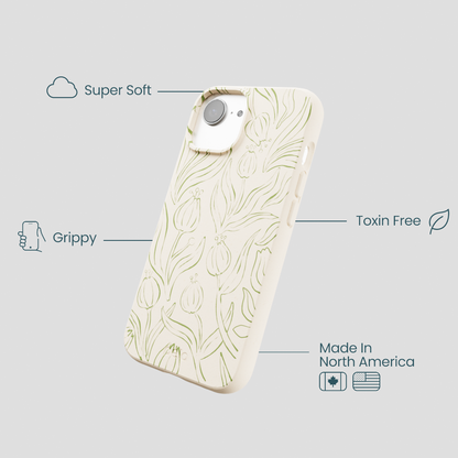 Seashell Floral Flow iPhone 16e/17e Case
