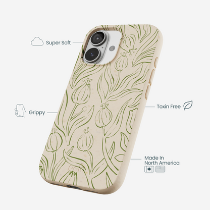 Seashell Floral Flow iPhone 17 Case