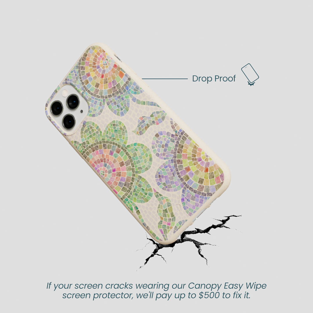 Seashell Floral Mosaic iPhone 11 Pro Case