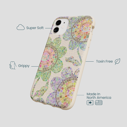 Seashell Floral Mosaic iPhone 11 Case