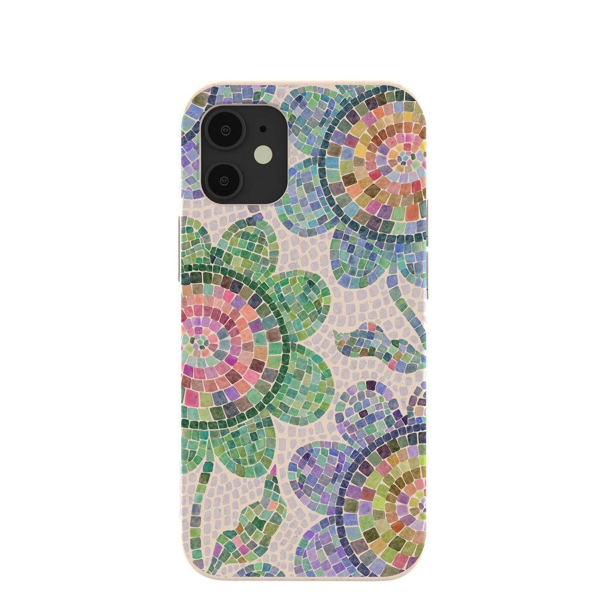Seashell Floral Mosaic iPhone 12 Mini Case