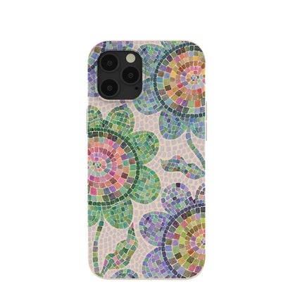 Seashell Floral Mosaic iPhone 12 Pro Max Case