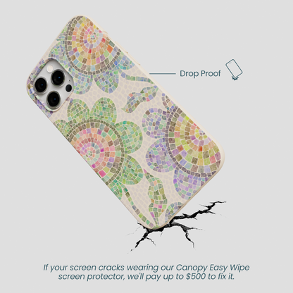 Seashell Floral Mosaic iPhone 12 Pro Max Case