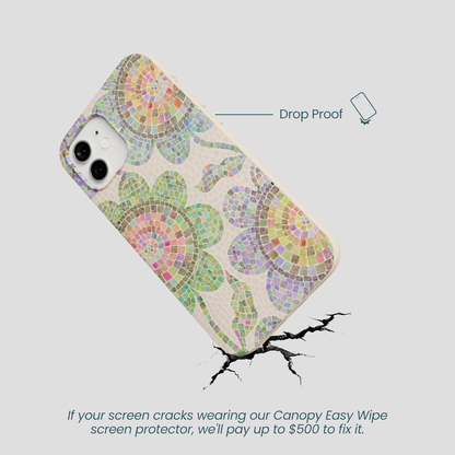 Seashell Floral Mosaic iPhone 12/ iPhone 12 Pro Case