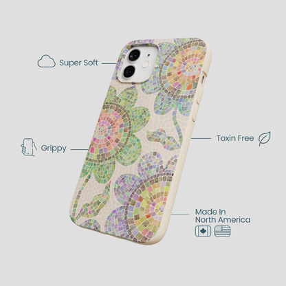 Seashell Floral Mosaic iPhone 12/ iPhone 12 Pro Case