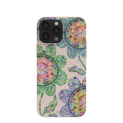 Seashell Floral Mosaic iPhone 13 Pro Max Case