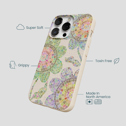 Seashell Floral Mosaic iPhone 13 Pro Max Case