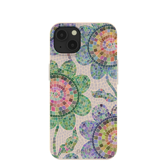 Seashell Floral Mosaic iPhone 13 Case