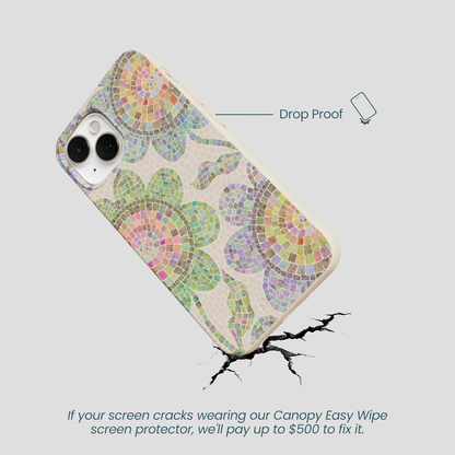 Seashell Floral Mosaic iPhone 13 Case