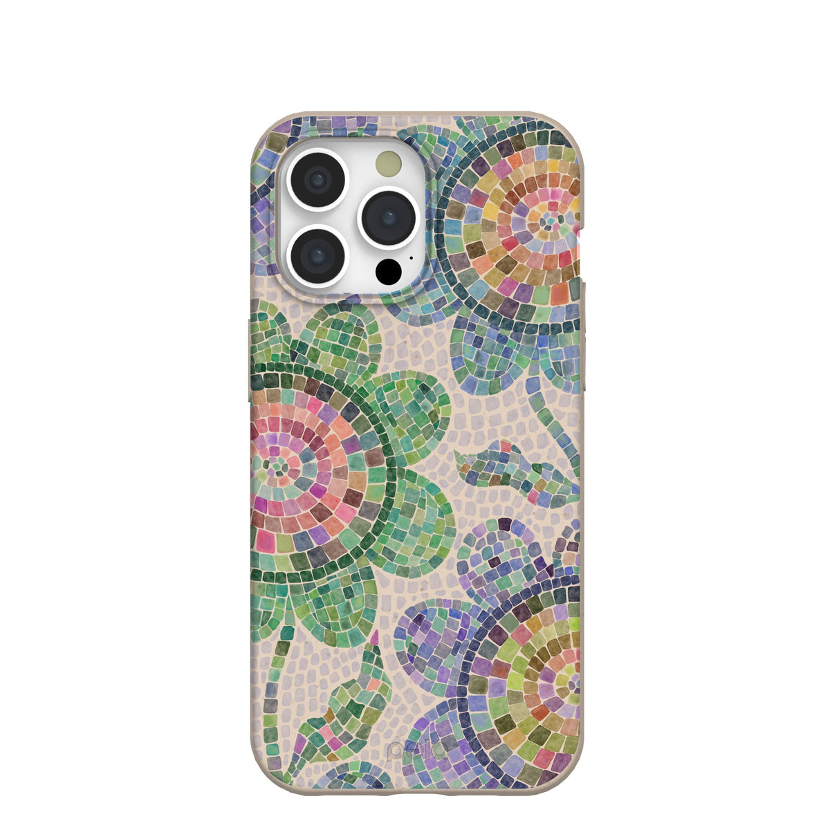 Seashell Floral Mosaic iPhone 15 Pro Max Case