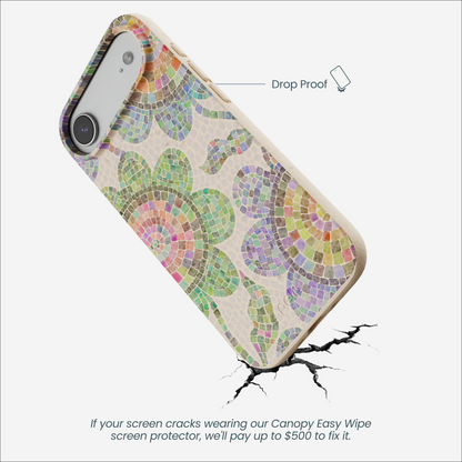 Seashell Floral Mosaic iPhone Air Case