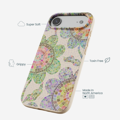 Seashell Floral Mosaic iPhone Air Case