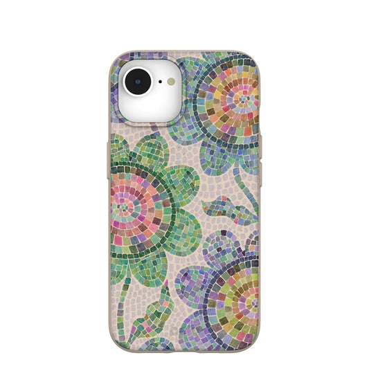 Seashell Floral Mosaic iPhone 16e/17e Case
