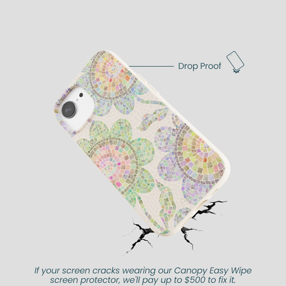 Seashell Floral Mosaic iPhone 16e/17e Case