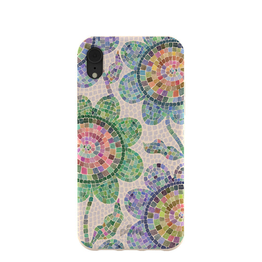 Seashell Floral Mosaic iPhone XR Case