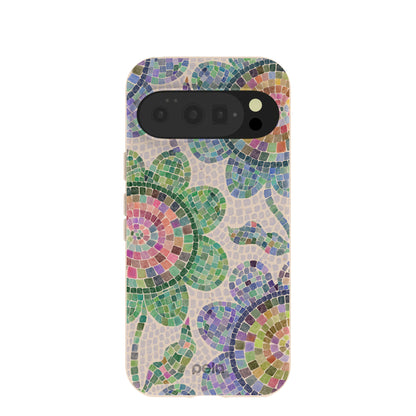 Seashell Floral Mosaic Google Pixel 10/10 Pro Case