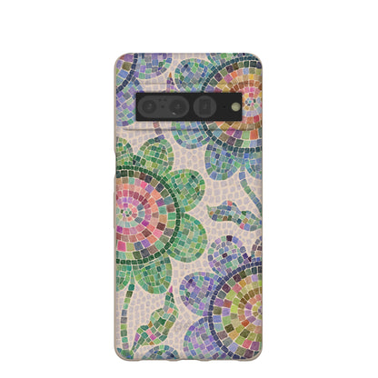 Seashell Floral Mosaic Google Pixel 7 Pro Case