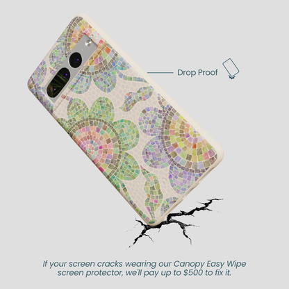 Seashell Floral Mosaic Google Pixel 7 Pro Case