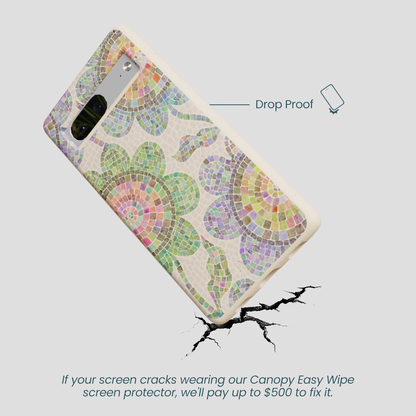 Seashell Floral Mosaic Google Pixel 7 Case