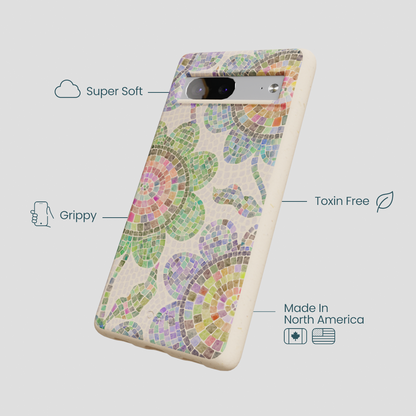 Seashell Floral Mosaic Google Pixel 7 Case