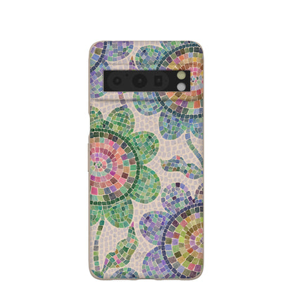 Seashell Floral Mosaic Google Pixel 8 Pro Case