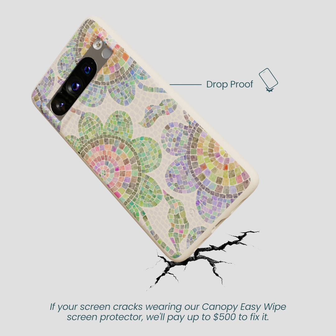 Seashell Floral Mosaic Google Pixel 8 Pro Case