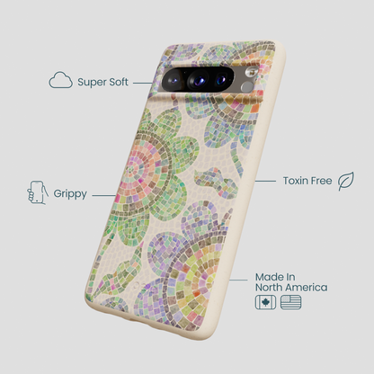 Seashell Floral Mosaic Google Pixel 8 Pro Case