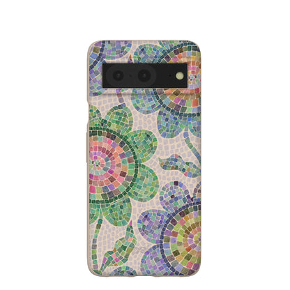 Seashell Floral Mosaic Google Pixel 8 Case