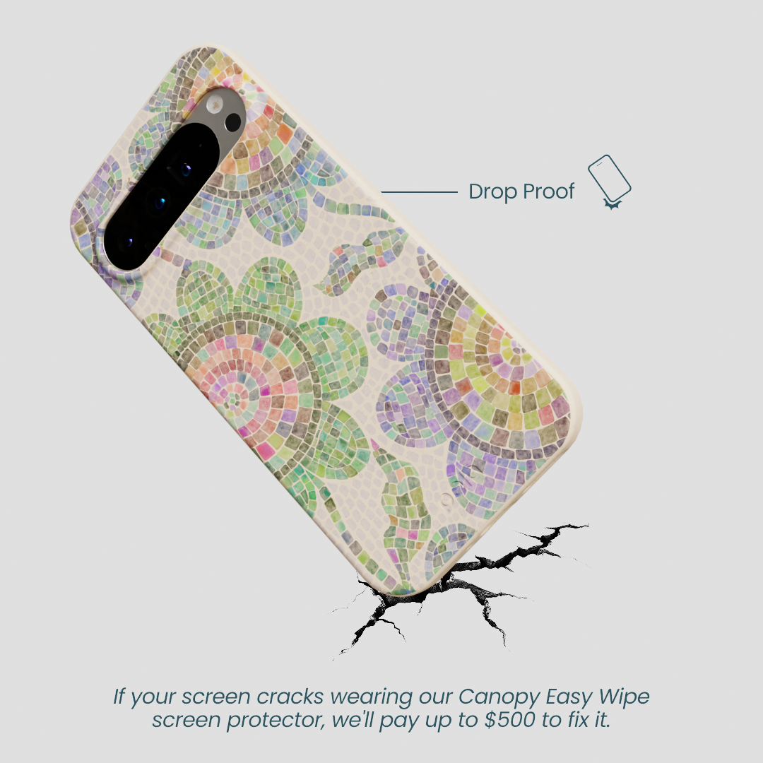 Seashell Floral Mosaic Google Pixel 9 Pro XL Case