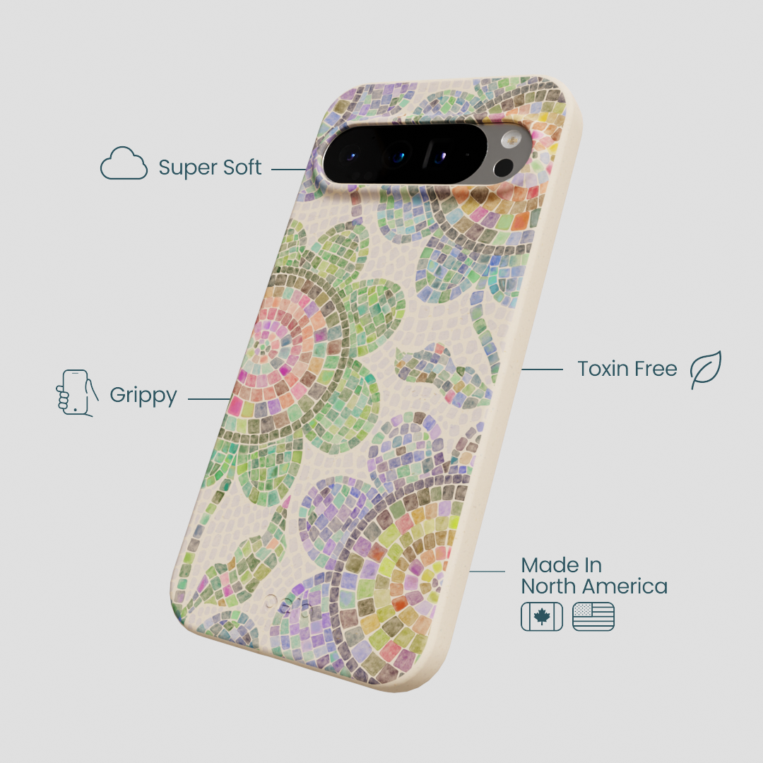 Seashell Floral Mosaic Google Pixel 9 Pro XL Case