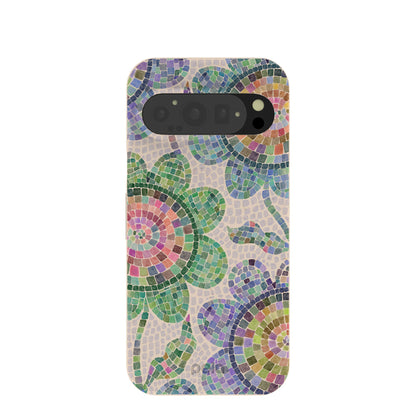 Seashell Floral Mosaic Google Pixel 9/9 Pro Case