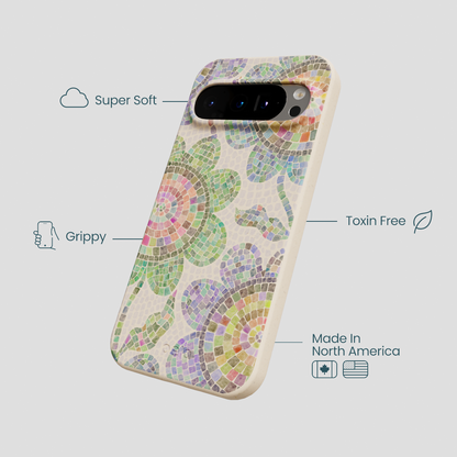 Seashell Floral Mosaic Google Pixel 9/9 Pro Case