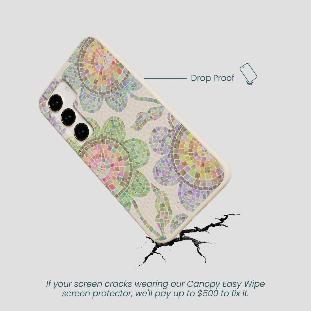 Seashell Floral Mosaic Samsung Galaxy S23 Case