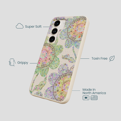 Seashell Floral Mosaic Samsung Galaxy S23 Case