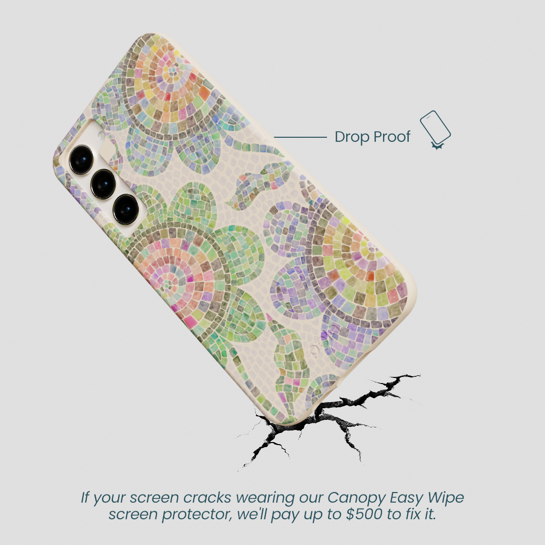 Seashell Floral Mosaic Samsung Galaxy S24+(Plus) Case