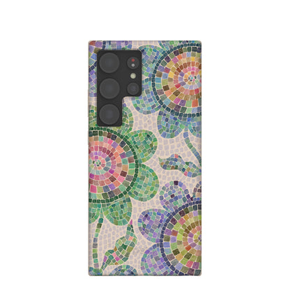 Seashell Floral Mosaic Samsung Galaxy S24 Ultra Case